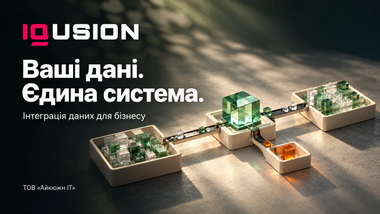 IQusion — Ваші дані. Єдина система. Інтеграція даних для бізнесу.